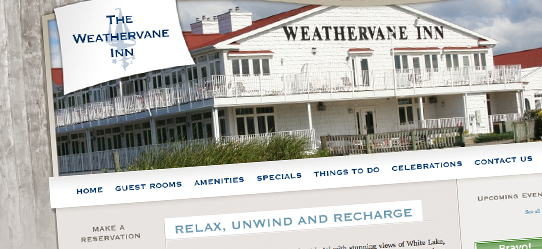 Weathervane Inn Web Re-Design - Envigor