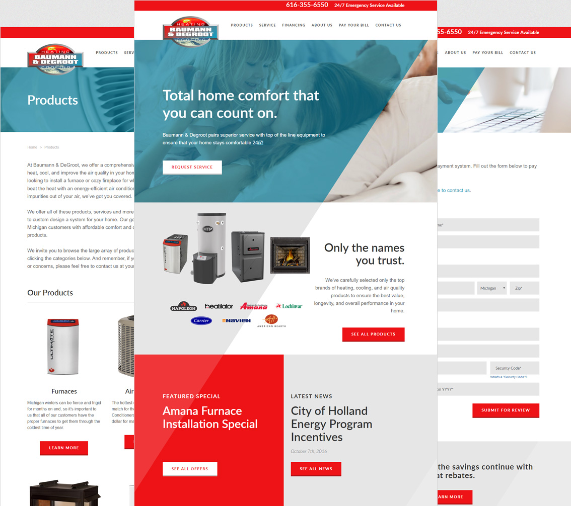 Baumann & DeGroot Heating and Cooling - Project Example 2